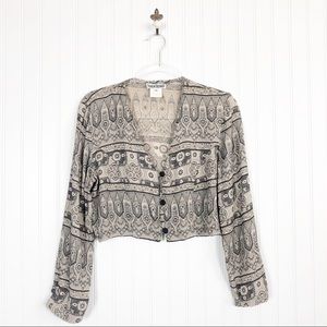 Vintage Francine Browner Cropped Top